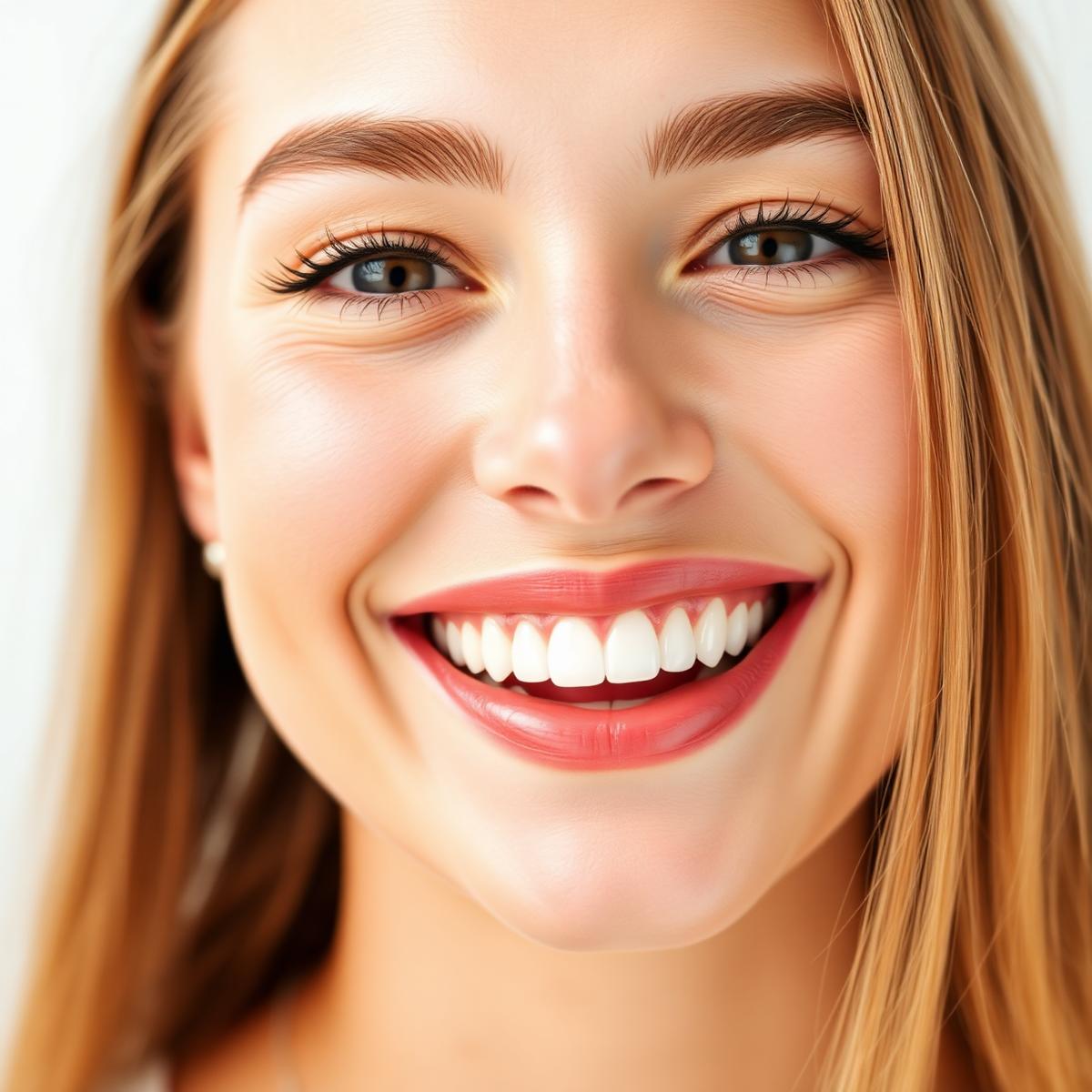 Healthy bright smile
